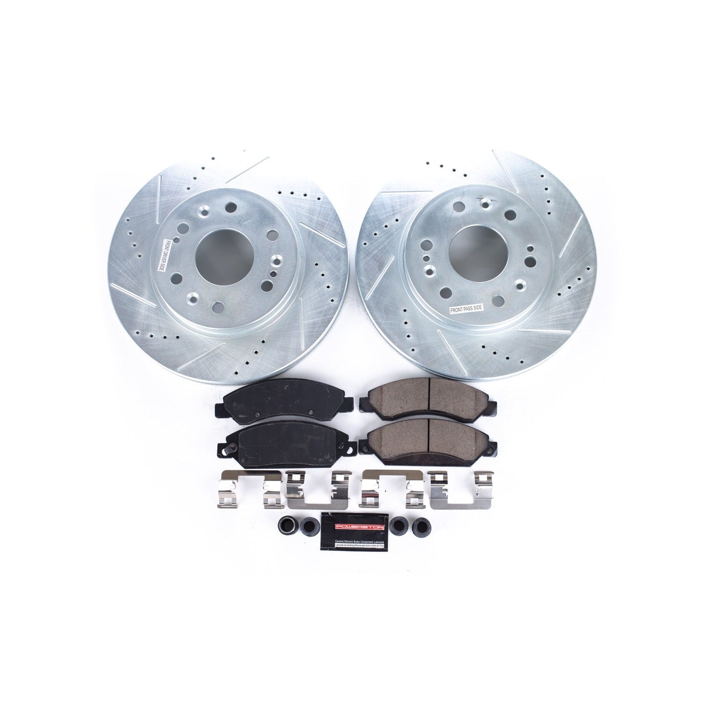 PowerStop Front Z23 Evolution Sport Brake Kit | Cadillac Escalade (07-08) (K2067)