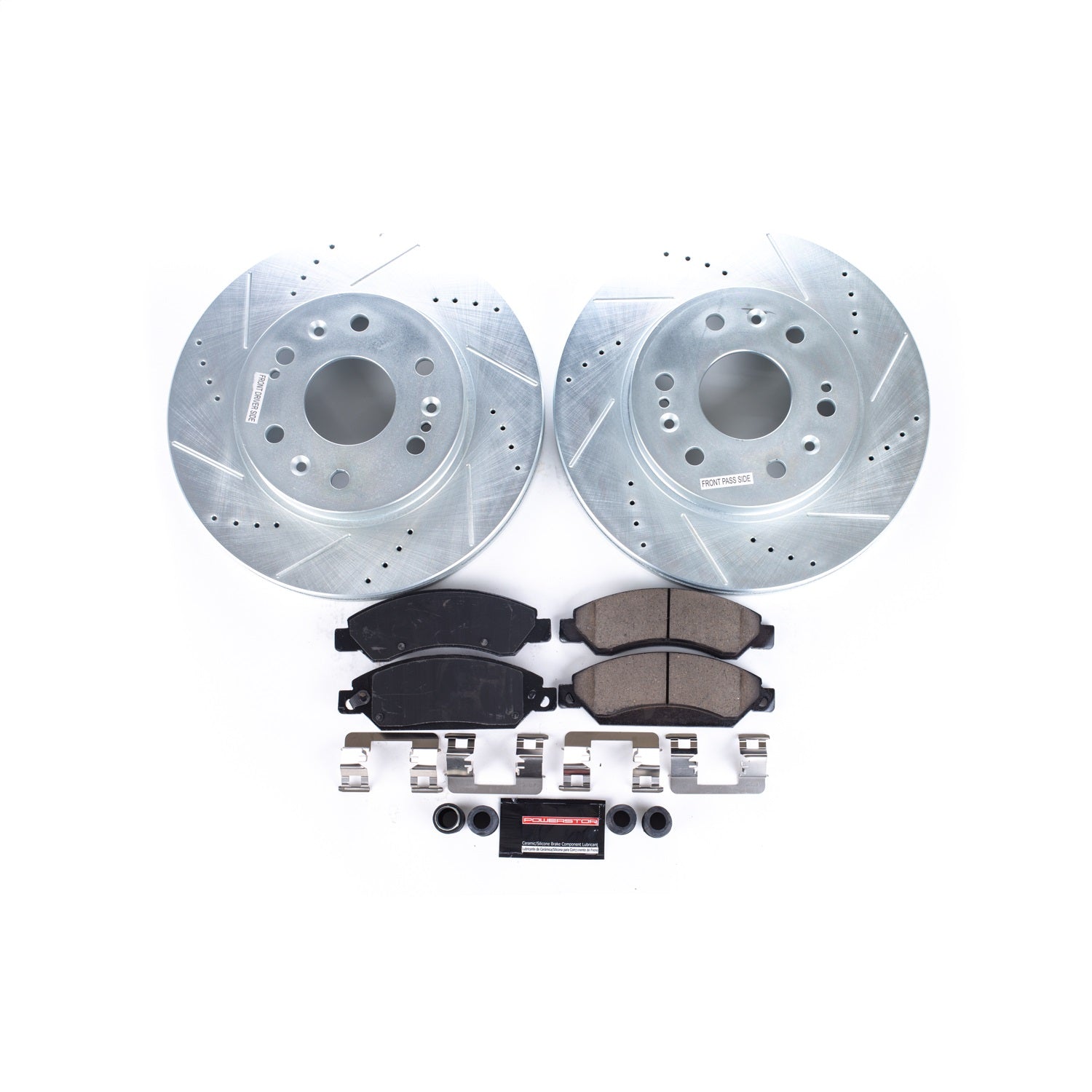 PowerStop Front Z23 Evolution Sport Brake Kit | Cadillac Escalade (07-08) (K2067)