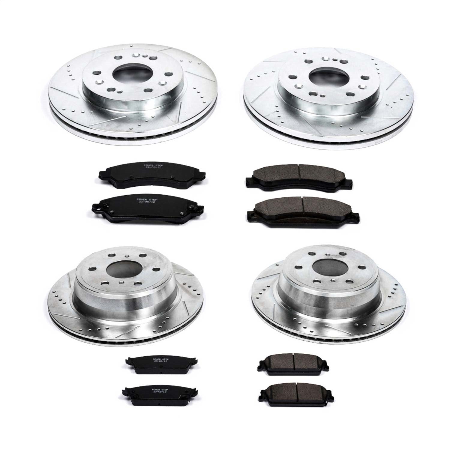 PowerStop Front & Rear Z23 Evolution Sport Brake Kit | Cadillac Escalade (07-08) (K2068)