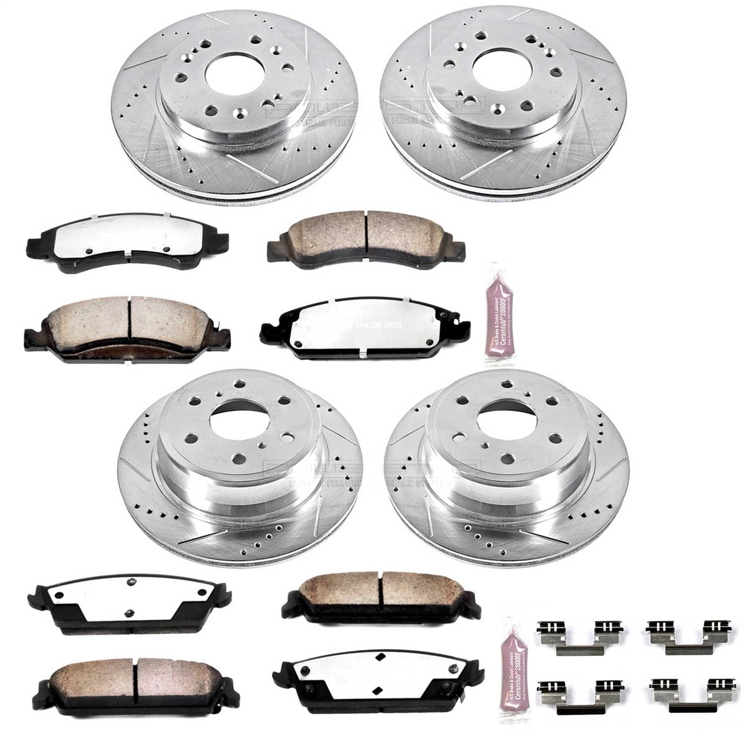 PowerStop Front & Rear Z36 Truck & Tow Brake Kit | Cadillac Escalade (08-14) (K2070-36)