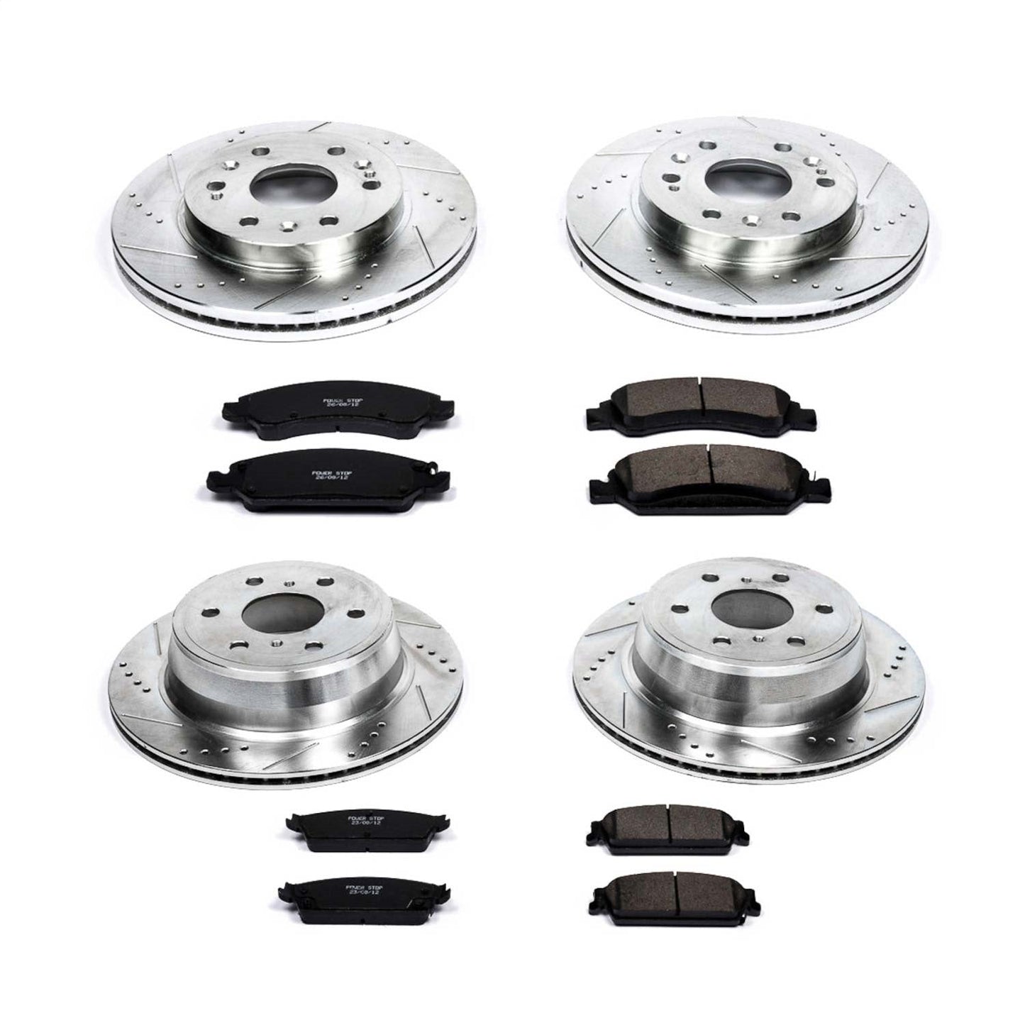 PowerStop Front & Rear Z23 Evolution Sport Brake Kit | Cadillac Escalade (08-14) (K2070)