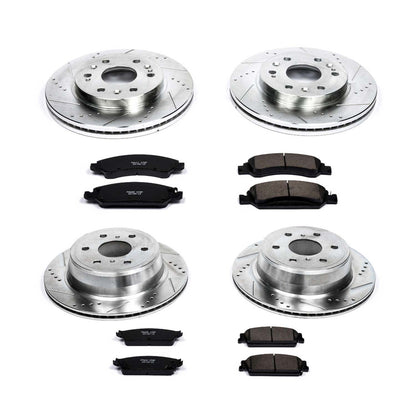 PowerStop Front & Rear Z23 Evolution Sport Brake Kit | Cadillac Escalade (08-14) (K2070)