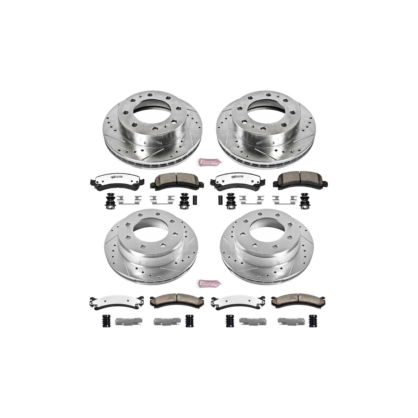 PowerStop Front & Rear Z36 Truck & Tow Brake Kit | Chevrolet Express 3500 (14-19) (K2072-36)