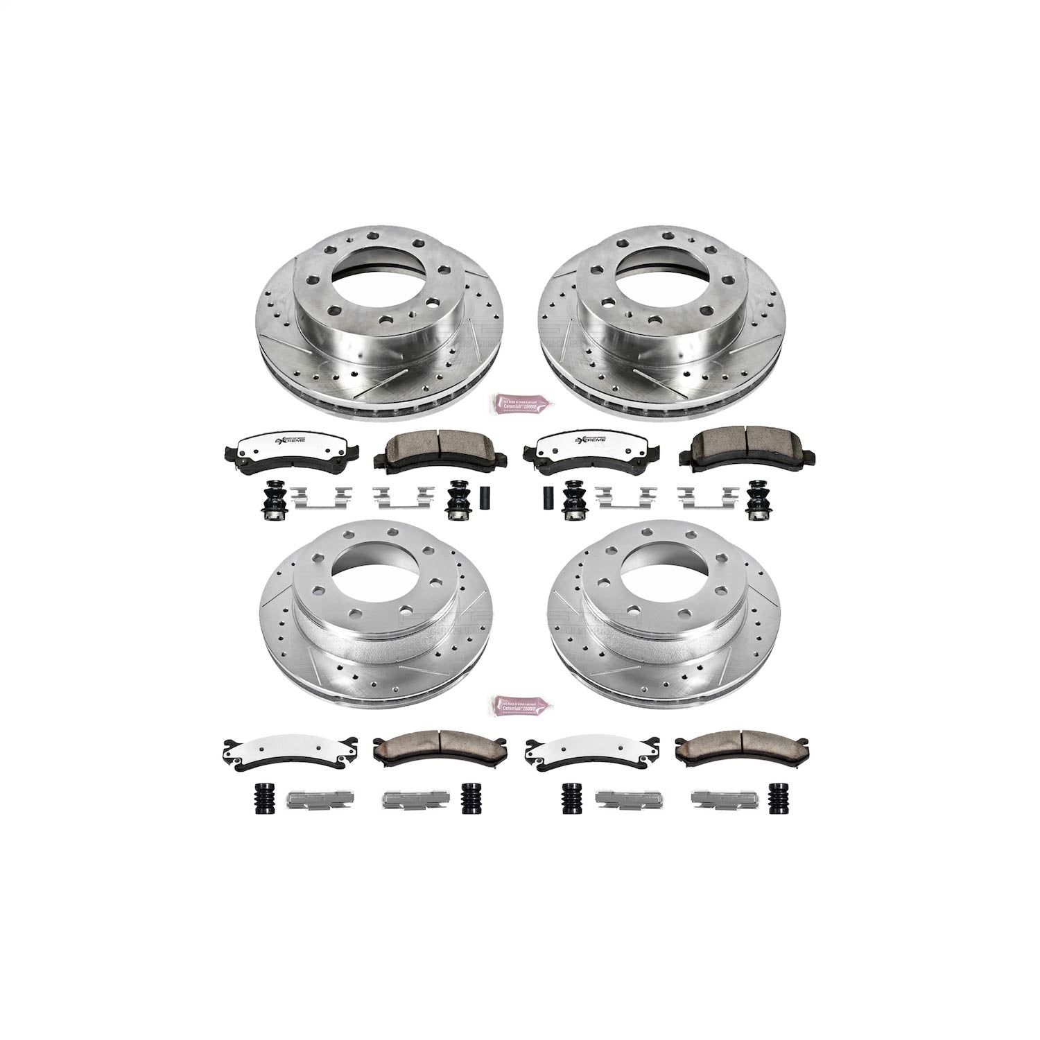 PowerStop Front & Rear Z36 Truck & Tow Brake Kit | Chevrolet Express 3500 (14-19) (K2072-36)