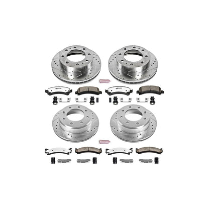 PowerStop Front & Rear Z36 Truck & Tow Brake Kit | Chevrolet Express 3500 (14-19) (K2072-36)