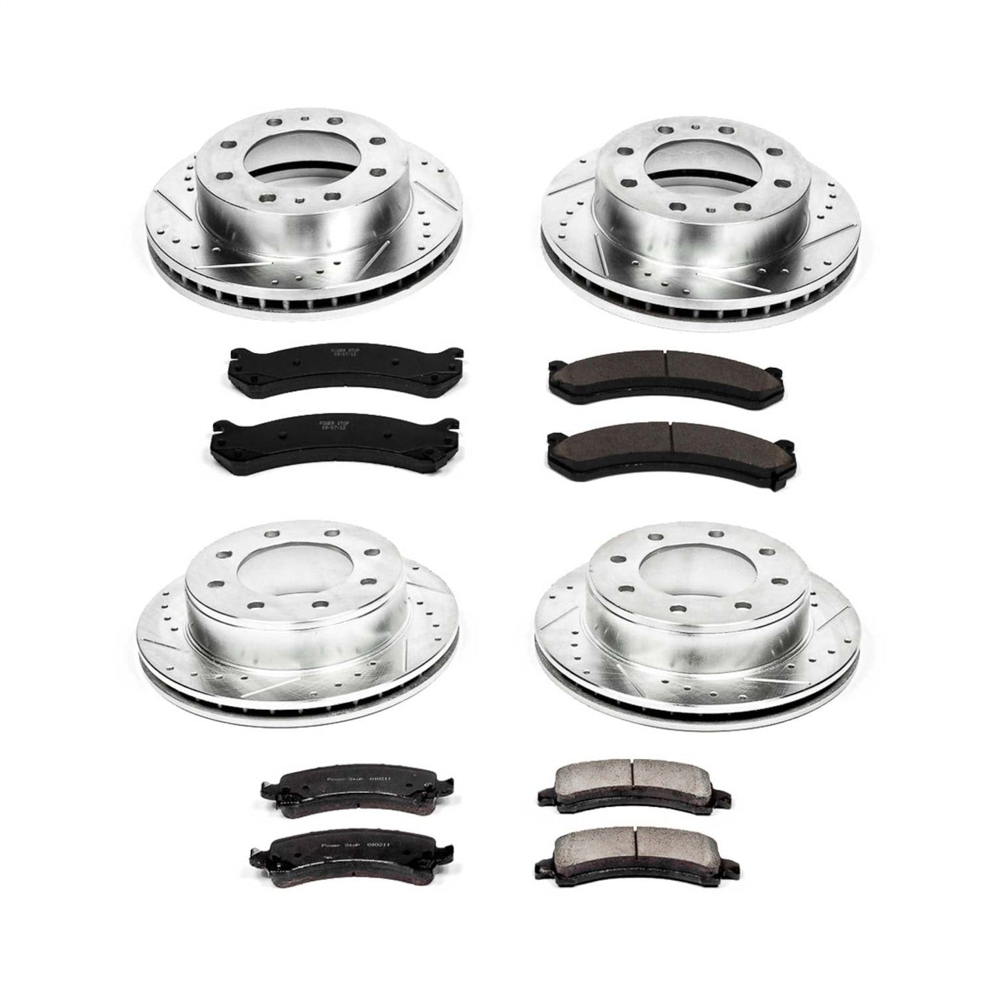 PowerStop Front & Rear Z23 Evolution Sport Brake Kit | Chevrolet Express 3500 (14-19) (K2072)