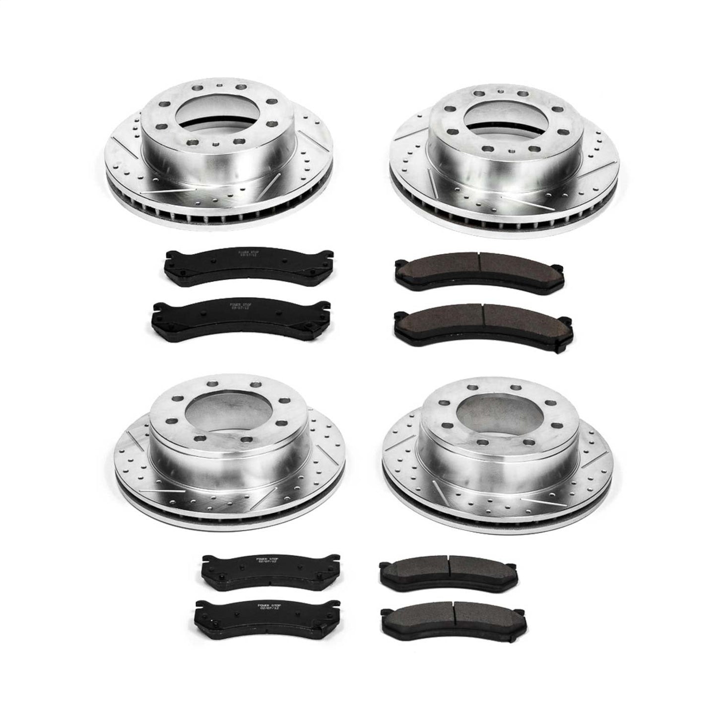 PowerStop Front & Rear Z23 Evolution Sport Brake Kit | Chevrolet Avalanche 2500 (02-04) (K2073)