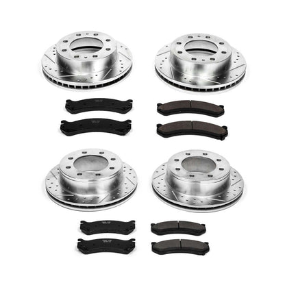 PowerStop Front & Rear Z23 Evolution Sport Brake Kit | Chevrolet Avalanche 2500 (02-04) (K2073)