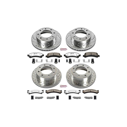 PowerStop Front & Rear Z36 Truck & Tow Brake Kit | Chevrolet Express 3500 (14-19) (K2074-36)