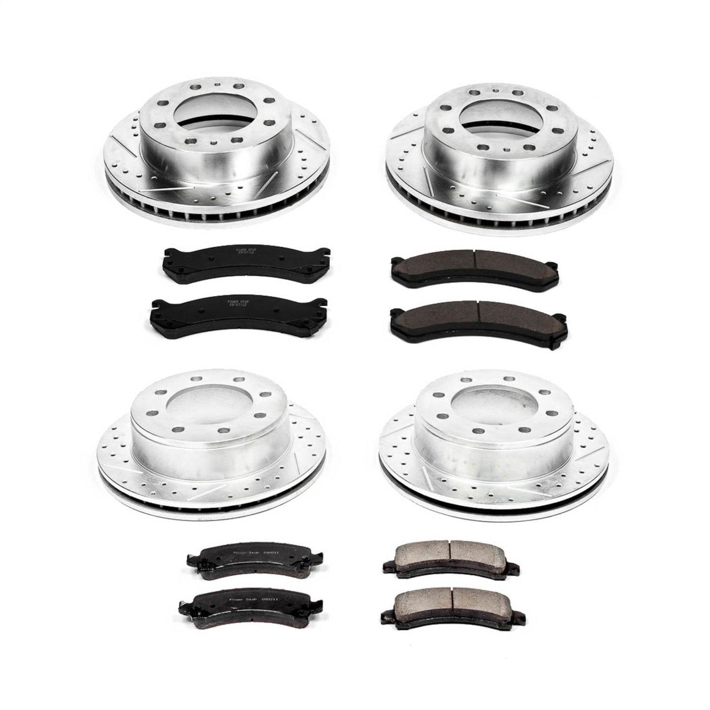 PowerStop Front & Rear Z23 Evolution Sport Brake Kit | Chevrolet Express 3500 (14-19) (K2074)
