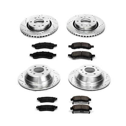PowerStop Front & Rear Z23 Evolution Sport Brake Kit | Buick Rainier (06-07) (K2085)