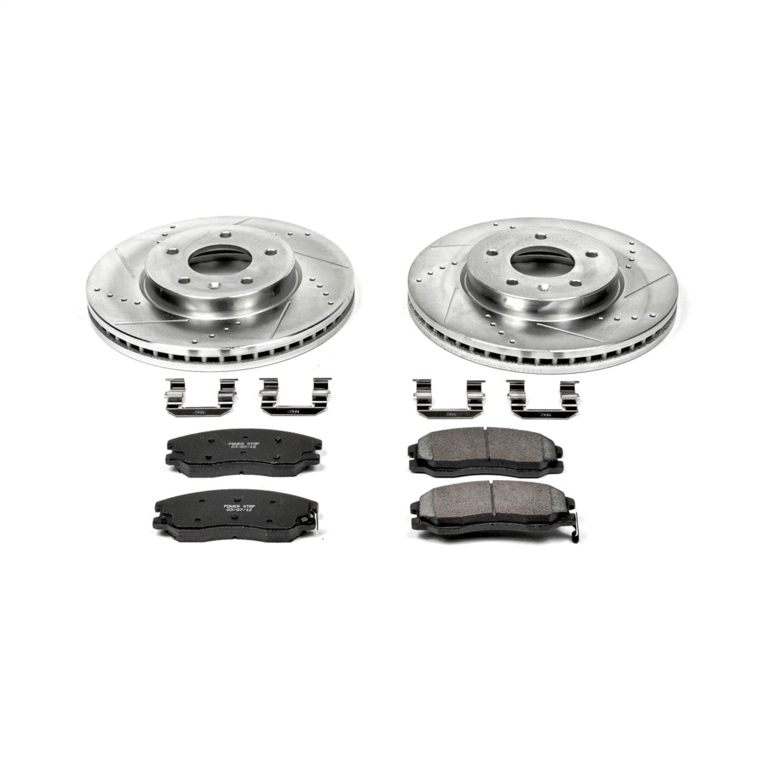 PowerStop Z23 Evolution Sport Front Brake Kit | Chevrolet Captiva Sport (12-15) (K2090)
