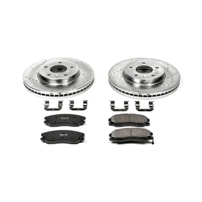 PowerStop Z23 Evolution Sport Front Brake Kit | Chevrolet Captiva Sport (12-15) (K2090)