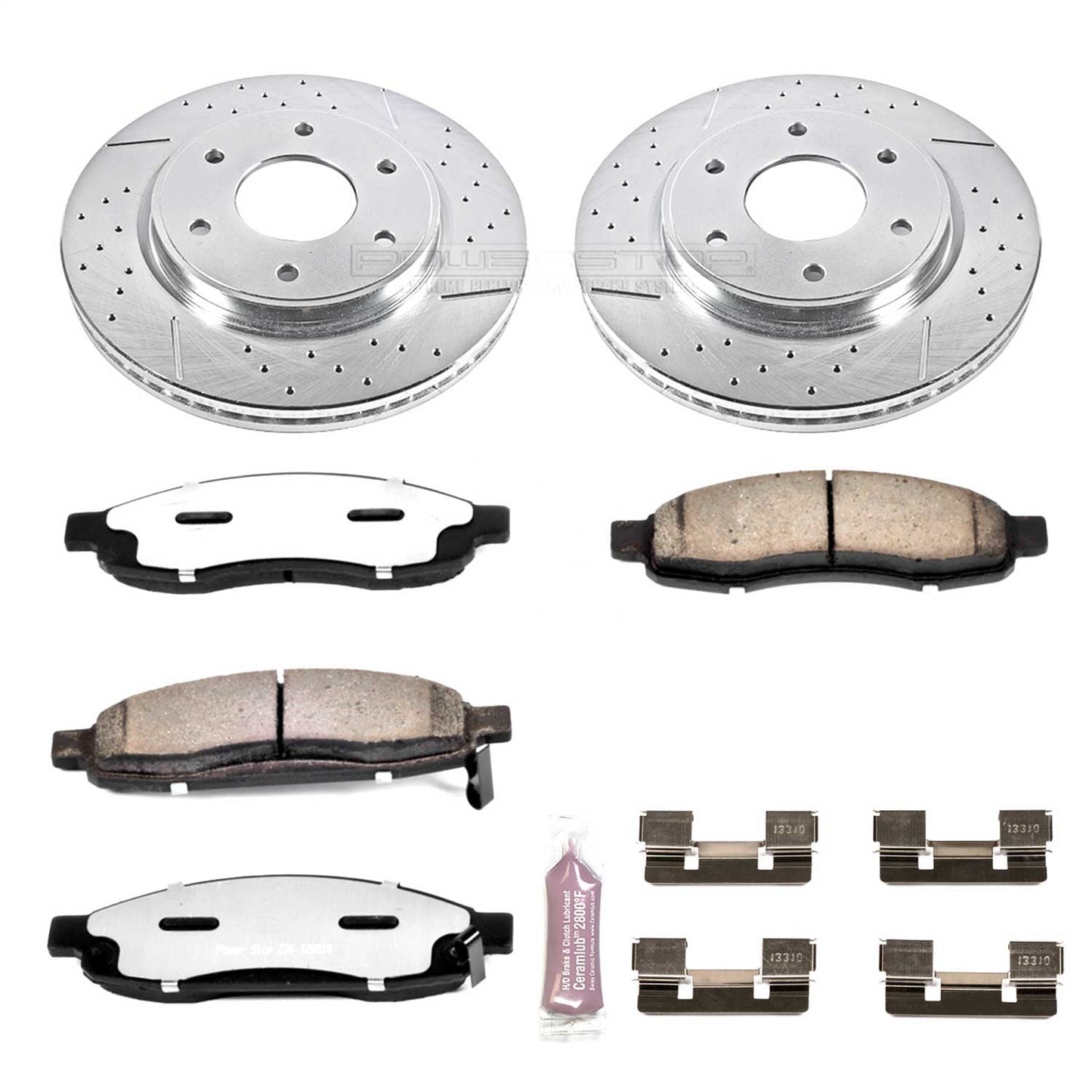 PowerStop Front Z36 Truck & Tow Brake Kit | Infiniti QX56 (05-07) (K211-36)