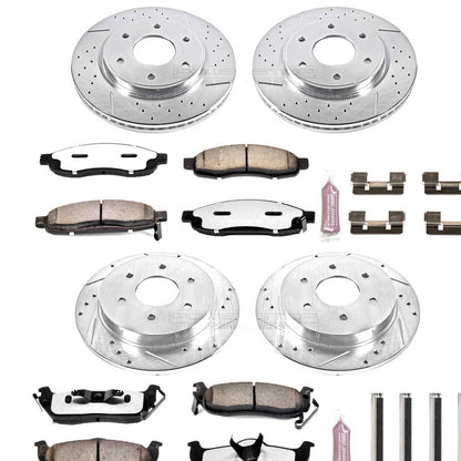 PowerStop Front & Rear Z36 Truck & Tow Brake Kit | Infiniti QX56 (05-07) (K212-36)