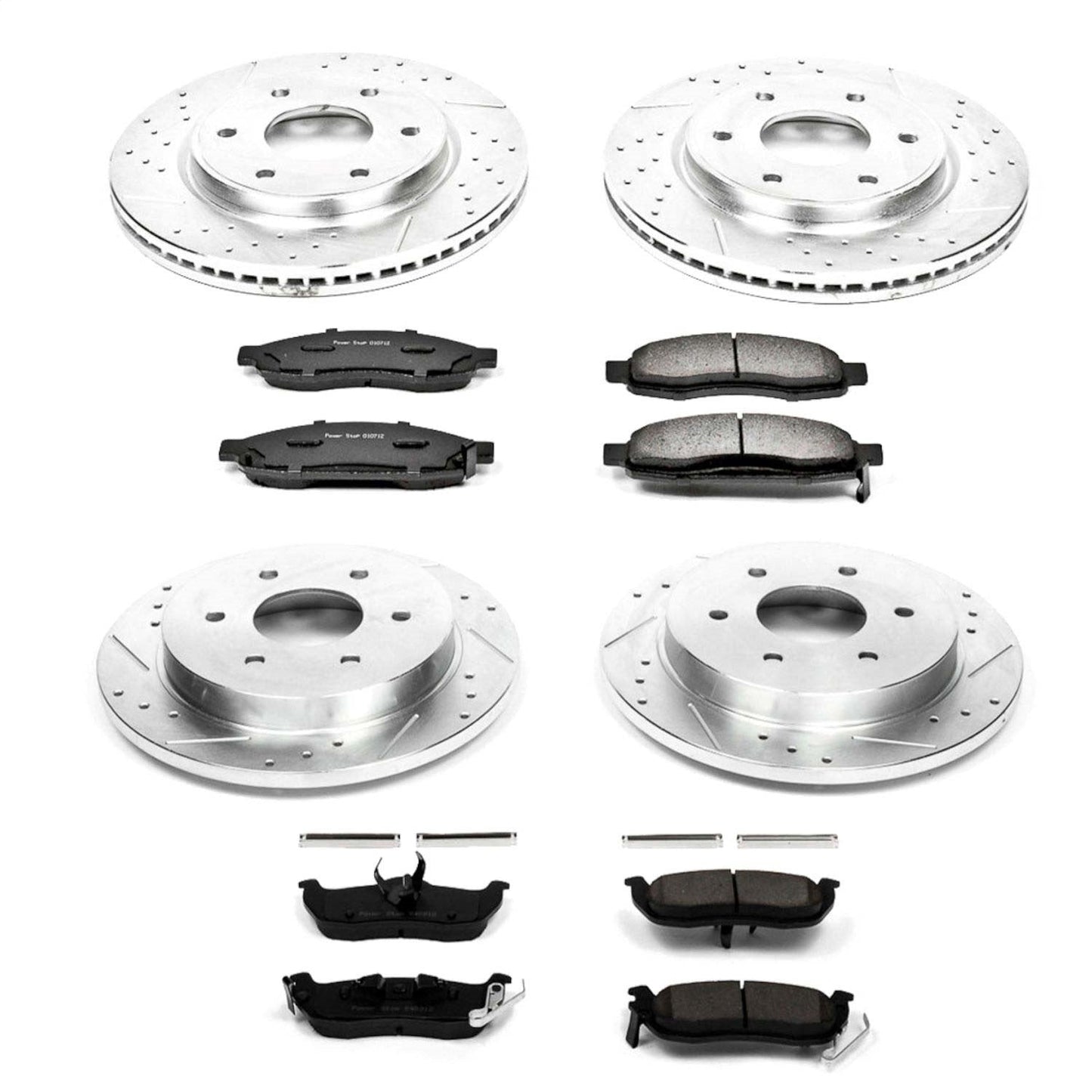 PowerStop Front & Rear Z23 Evolution Sport Brake Kit | Infiniti QX56 (05-07) (K212)