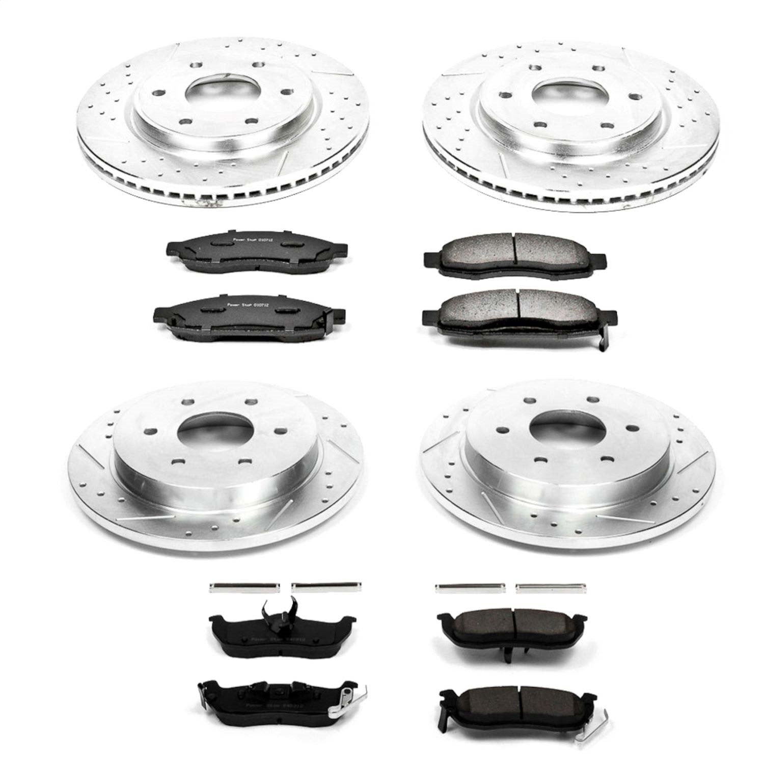PowerStop Front & Rear Z23 Evolution Sport Brake Kit | Infiniti QX56 (05-07) (K212)