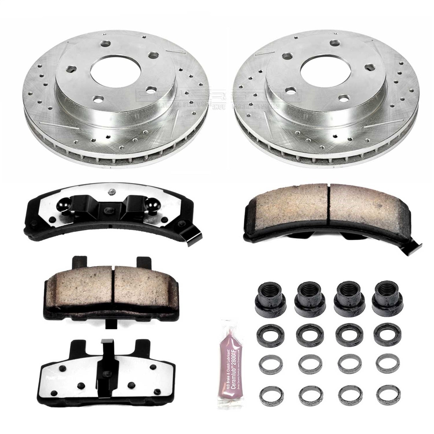 PowerStop Front Z36 Truck & Tow Brake Kit | Dodge Ram 1500 (94-99) (K2126-36)