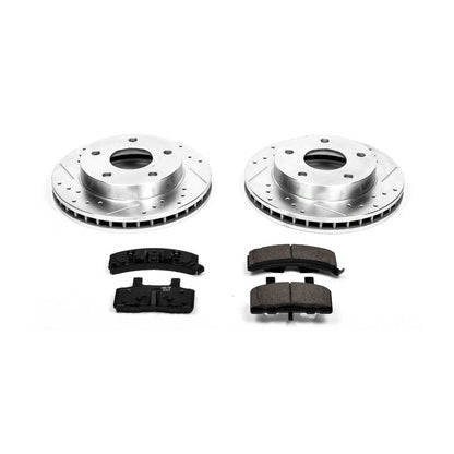 PowerStop Front Z23 Evolution Sport Brake Kit | Dodge Ram 1500 (94-99) (K2126)