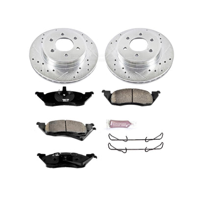 PowerStop Z23 Evolution Sport Front Brake Kit | Dodge Dakota (97-98) (K2137)