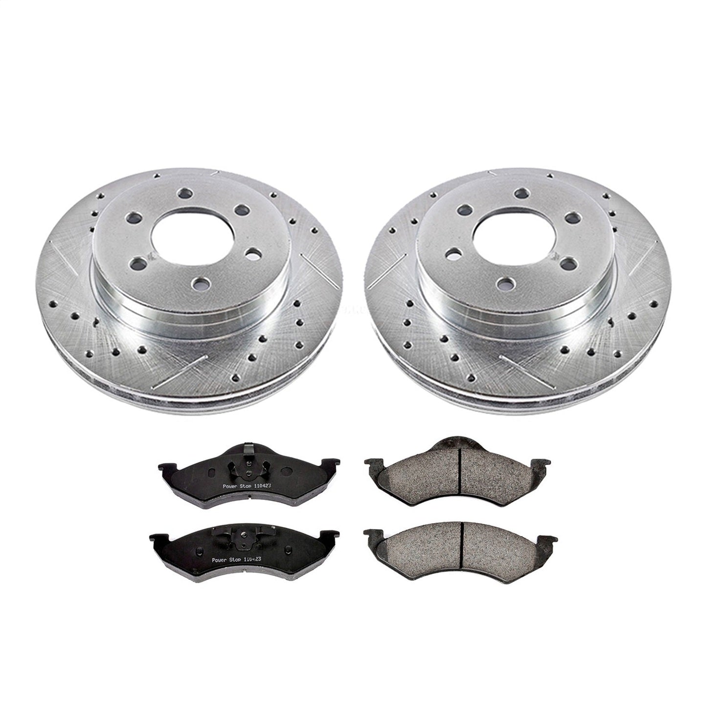PowerStop Front Z23 Evolution Sport Brake Kit | Dodge Dakota (00-02) (K2139)