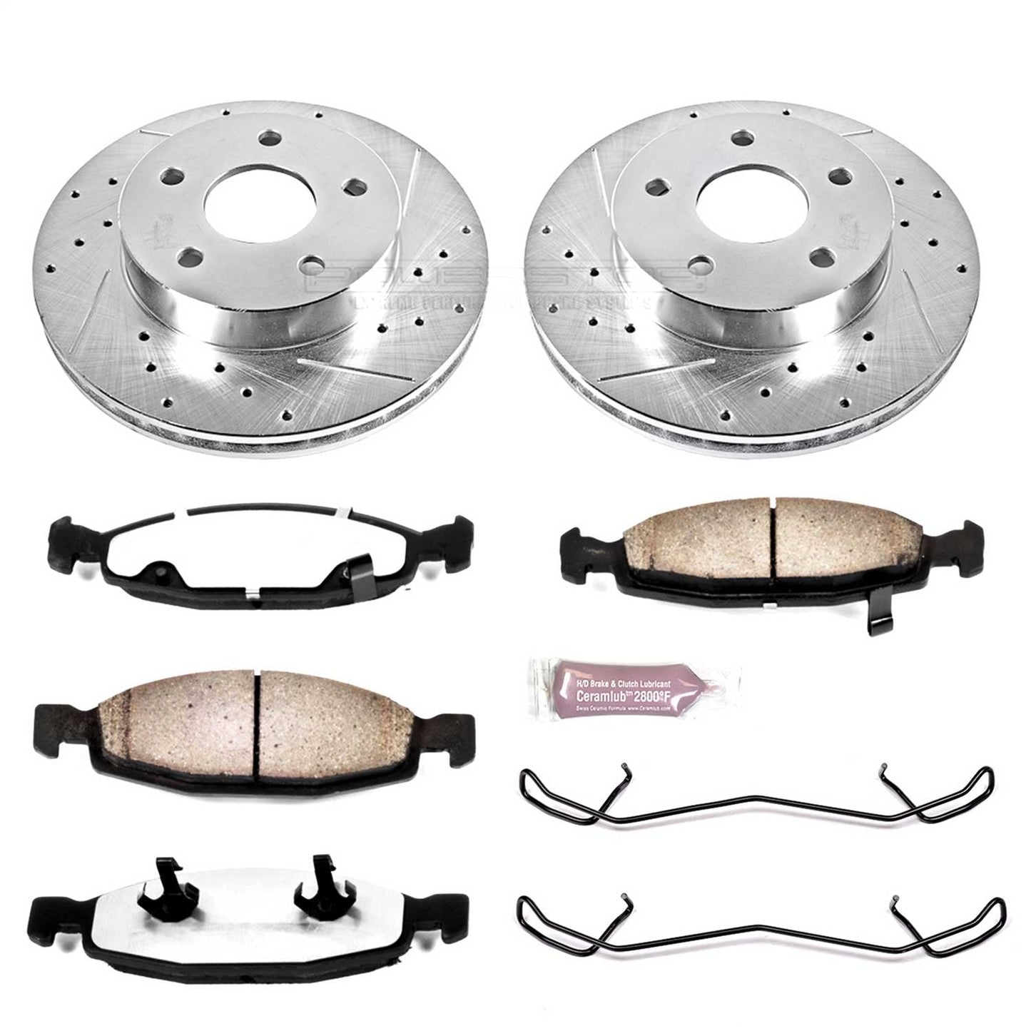 PowerStop Front Z36 Truck & Tow Brake Kit | Jeep Grand Cherokee (99-02) (K2147-36)