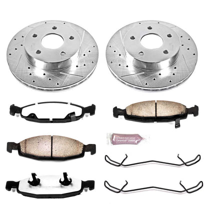 PowerStop Front Z36 Truck & Tow Brake Kit | Jeep Grand Cherokee (99-02) (K2147-36)