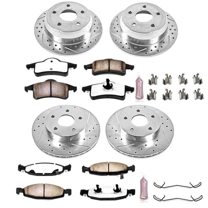 PowerStop Front & Rear Z36 Truck & Tow Brake Kit | Jeep Grand Cherokee (99-02) (K2148-36)