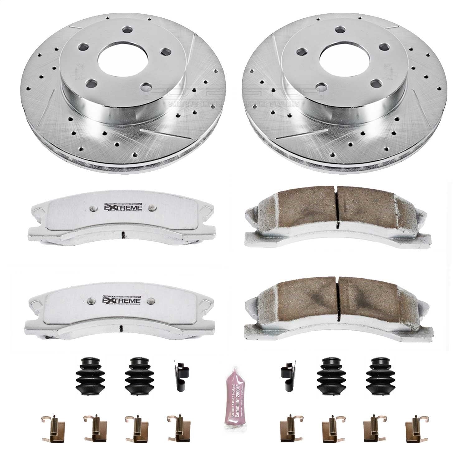 PowerStop Front Z26 Street Warrior Brake Kit | Jeep Grand Cherokee (99-04) (K2149-26)