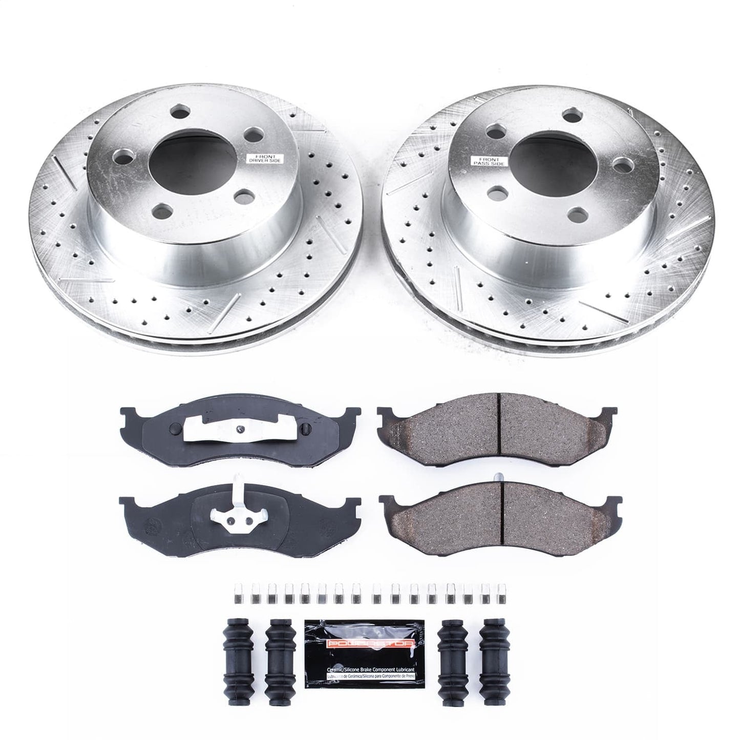 PowerStop Front Z23 Evolution Sport Brake Kit | Jeep Cherokee (99-01) (K2152)