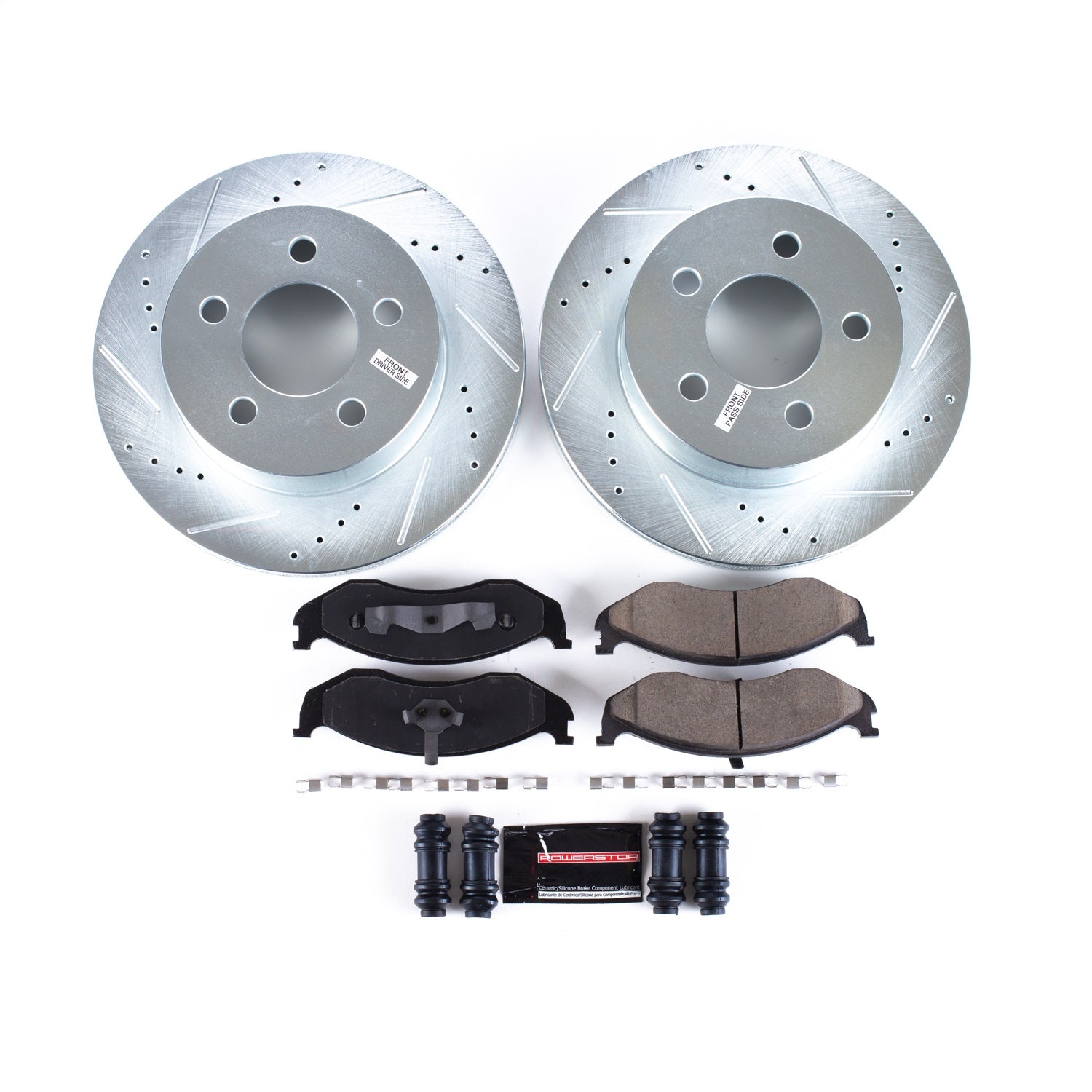 PowerStop Front Z23 Evolution Sport Brake Kit | Jeep Cherokee (99-01) (K2152)