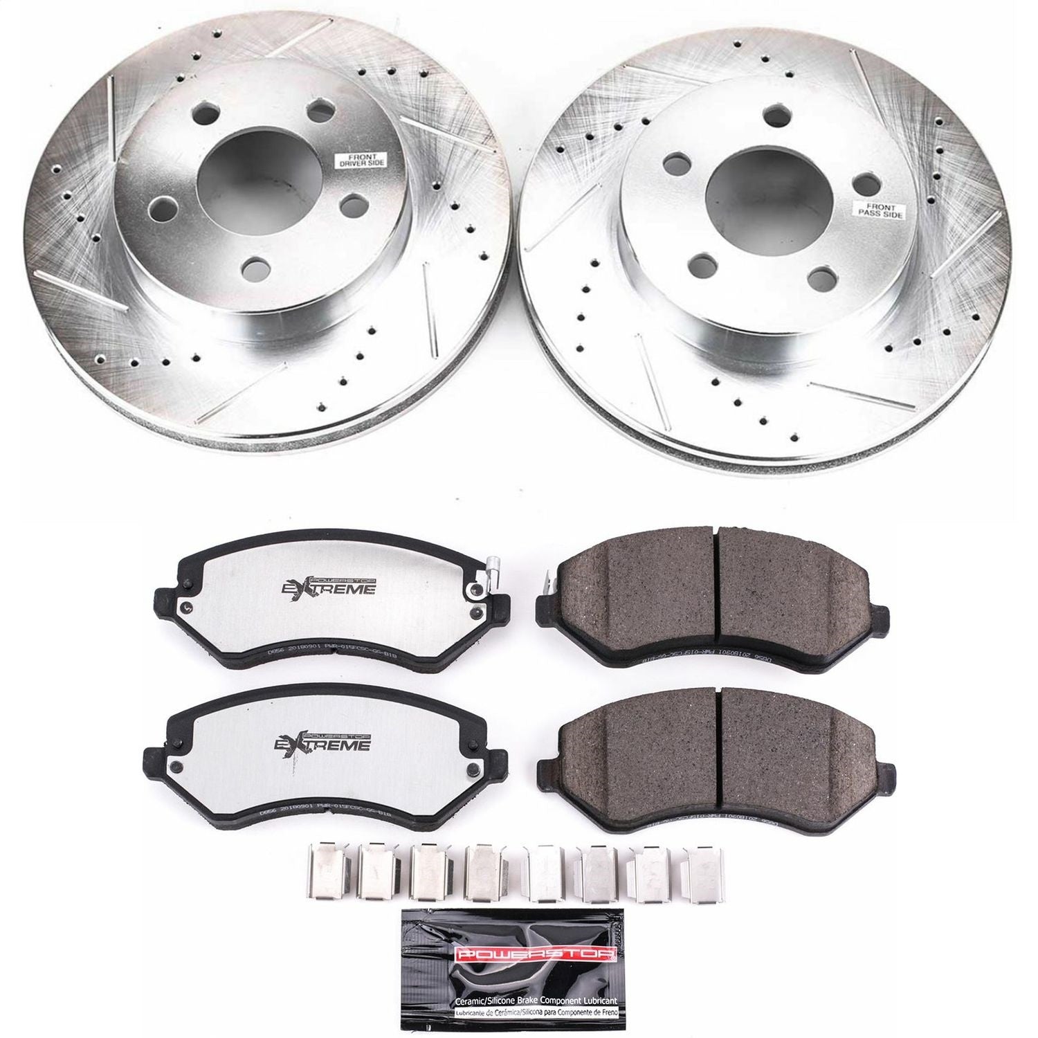 PowerStop Front Z36 Truck & Tow Brake Kit | Jeep Liberty (02-07) (K2160-36)