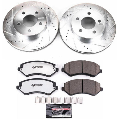 PowerStop Front Z36 Truck & Tow Brake Kit | Jeep Liberty (02-07) (K2160-36)