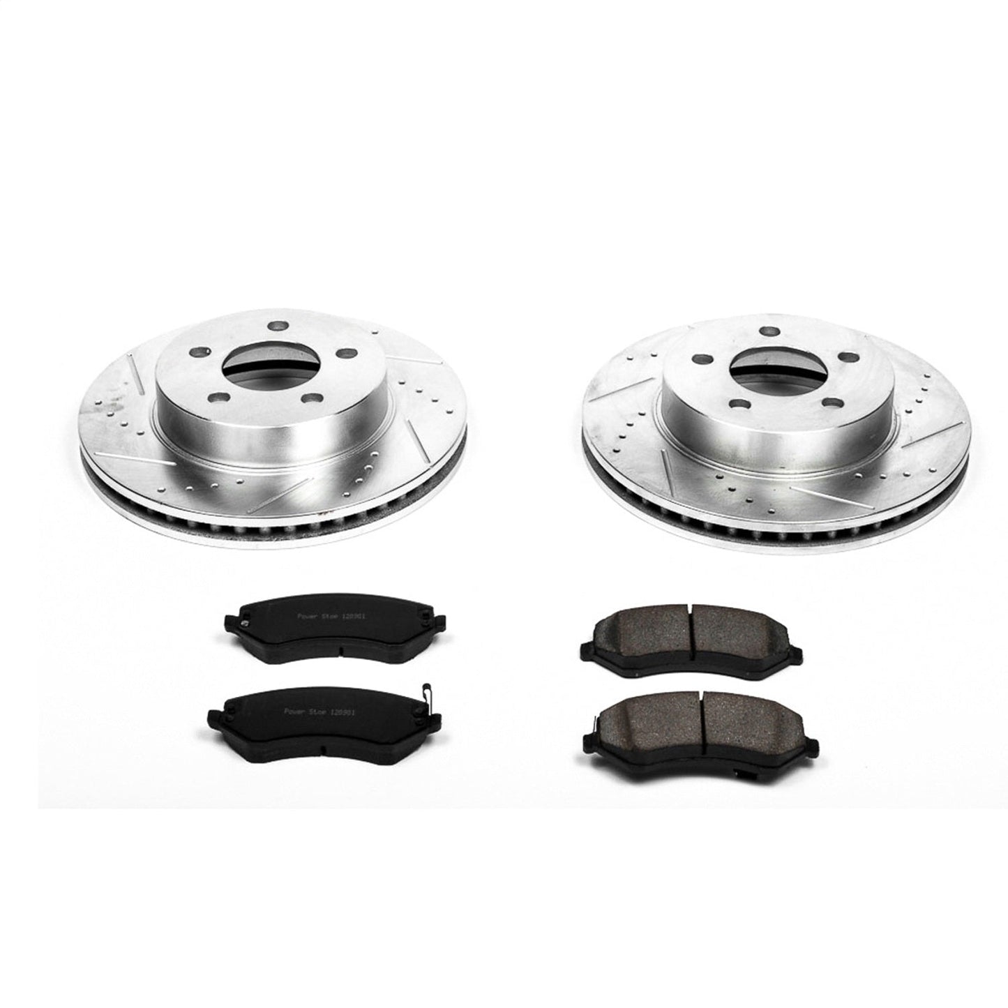 PowerStop Front Z23 Evolution Sport Brake Kit | Jeep Liberty (02-07) (K2160)