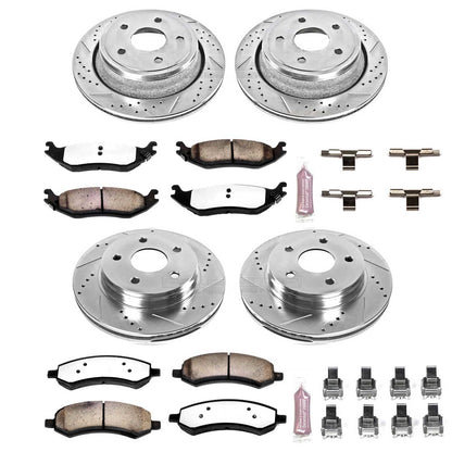 PowerStop Front & Rear Z36 Truck & Tow Brake Kit | Chrysler Aspen (07-09) (K2164-36)
