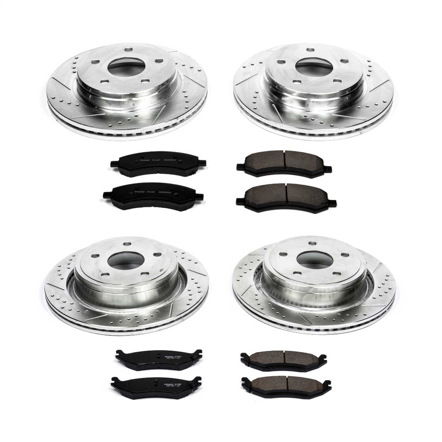 PowerStop Front & Rear Z23 Evolution Sport Brake Kit | Chrysler Aspen (07-09) (K2164)