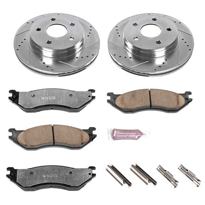 PowerStop Front Z36 Truck & Tow Brake Kit | Dodge Durango (04-06) (K2165-36)