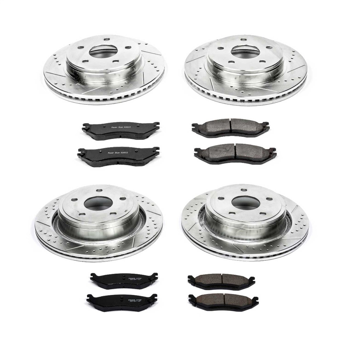 PowerStop Front & Rear Z23 Evolution Sport Brake Kit | Dodge Durango (04-06) (K2166)