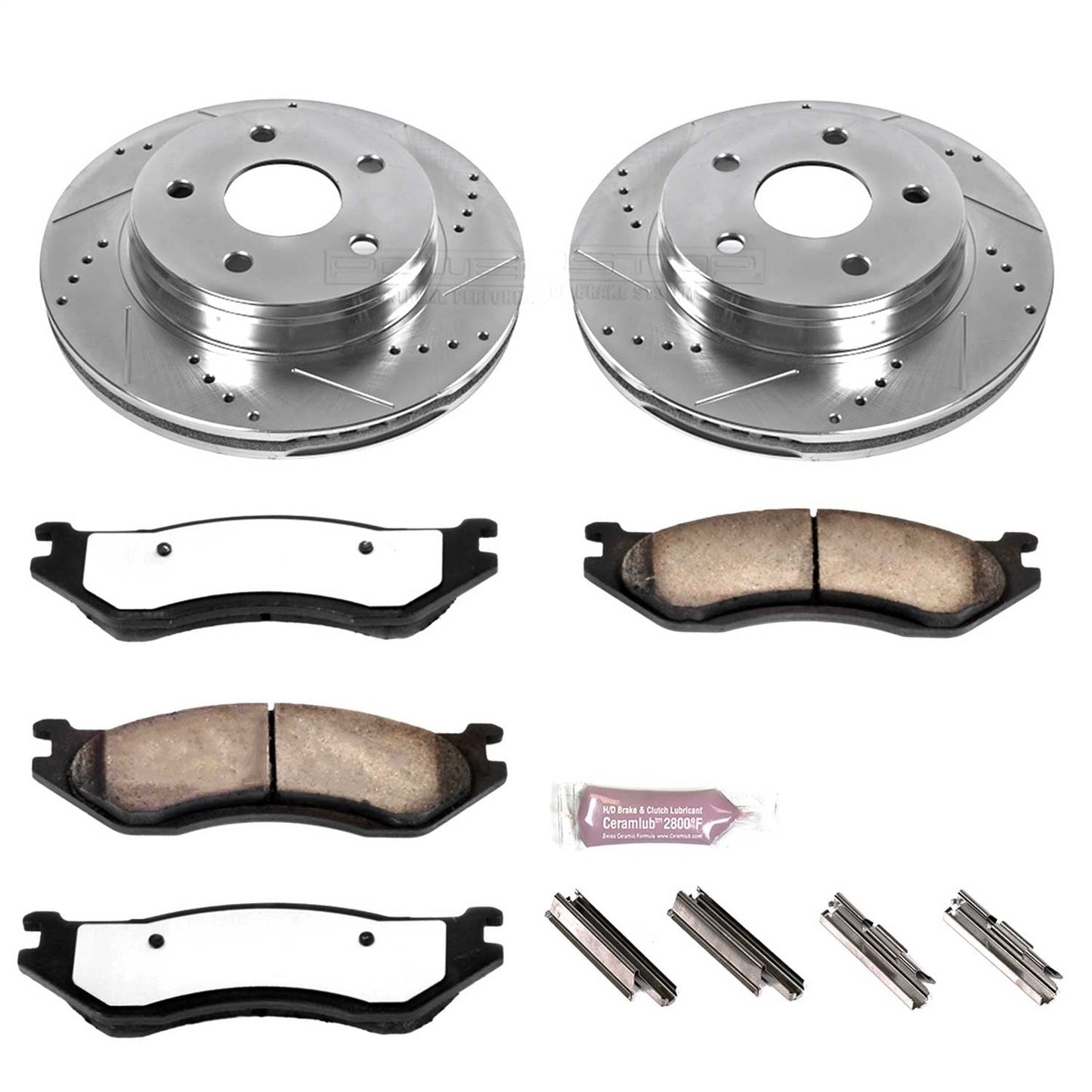 PowerStop Front Z36 Truck & Tow Brake Kit | Dodge Ram 1500 (03-05) (K2167-36)