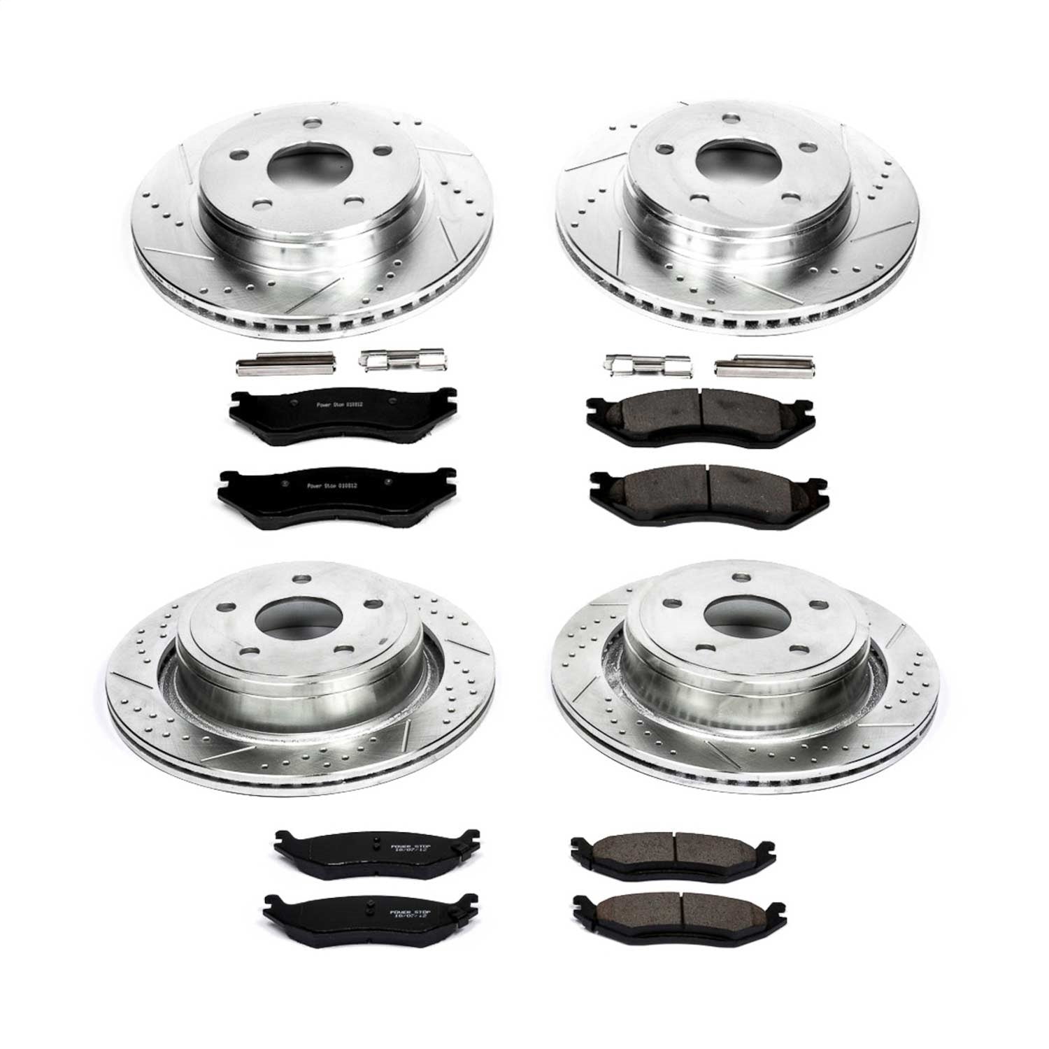 PowerStop Front & Rear Z23 Evolution Sport Brake Kit | Dodge Ram 1500 (03-05) (K2168)