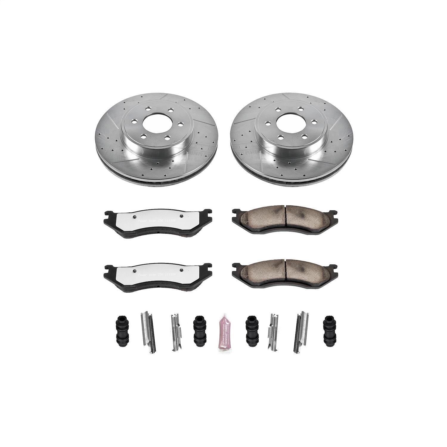 PowerStop Front Z36 Truck & Tow Brake Kit | Dodge Durango 2003 (K2178-36)
