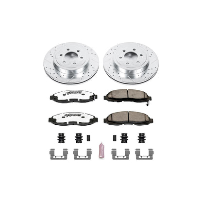 PowerStop Front Z36 Truck & Tow Brake Kit | Dodge Dakota (03-04) (K2187-36)