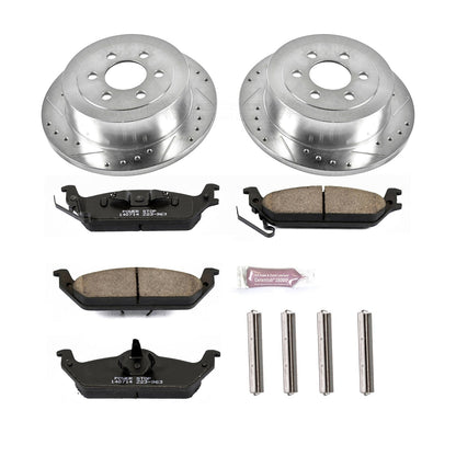 PowerStop Rear Z23 Evolution Sport Brake Kit | Dodge Dakota (03-04) (K2192)