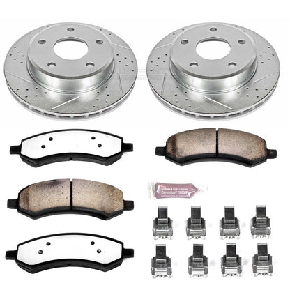 PowerStop Front Z36 Truck & Tow Brake Kit | Dodge Dakota (05-10) (K2193-36)