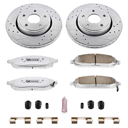 PowerStop Front Z26 Street Warrior Brake Kit | Jeep Commander (06-10) (K2219-26)