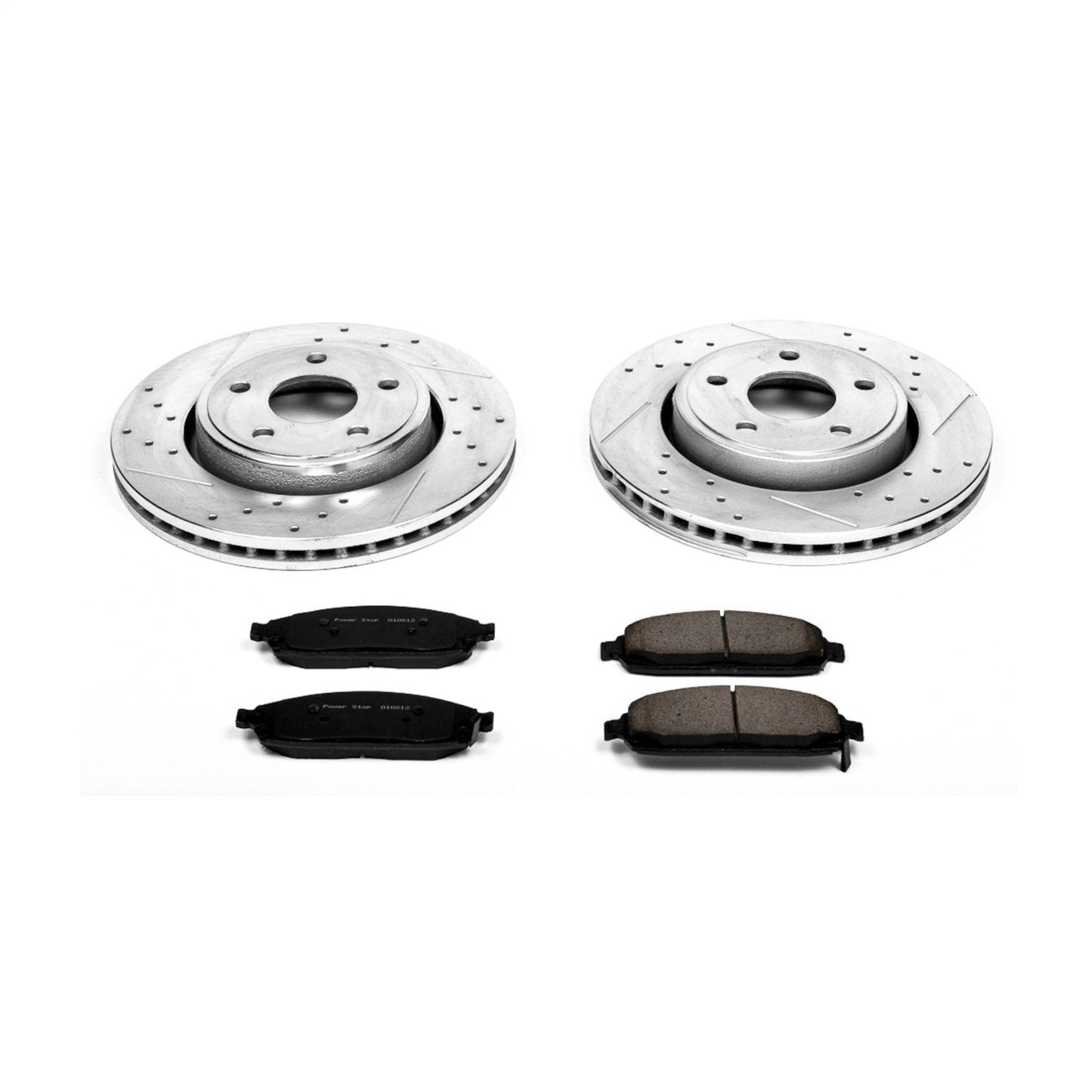 PowerStop Front Z23 Evolution Sport Brake Kit | Jeep Commander (06-10) (K2219)