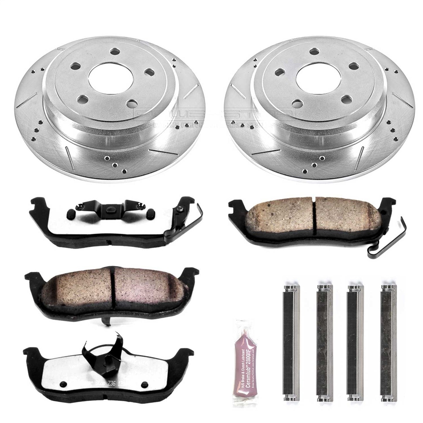 PowerStop Rear Z36 Truck & Tow Brake Kit | Jeep Commander (06-10) (K2221-36)