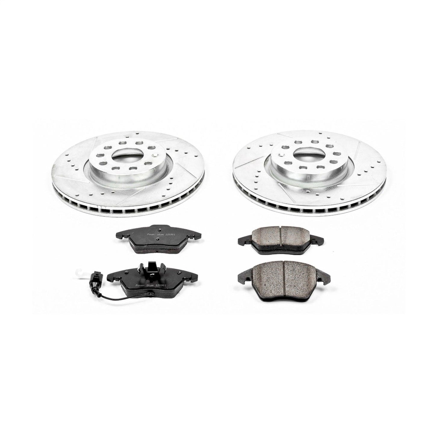 PowerStop Front Z23 Evolution Sport Brake Kit | Audi A3 (06-13) (K2259)