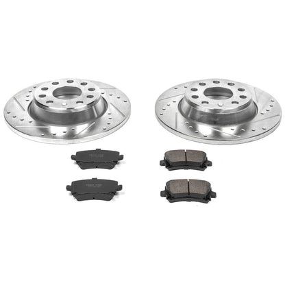 PowerStop Rear Z23 Evolution Sport Brake Kit | Audi A3 (06-09) (K2261)