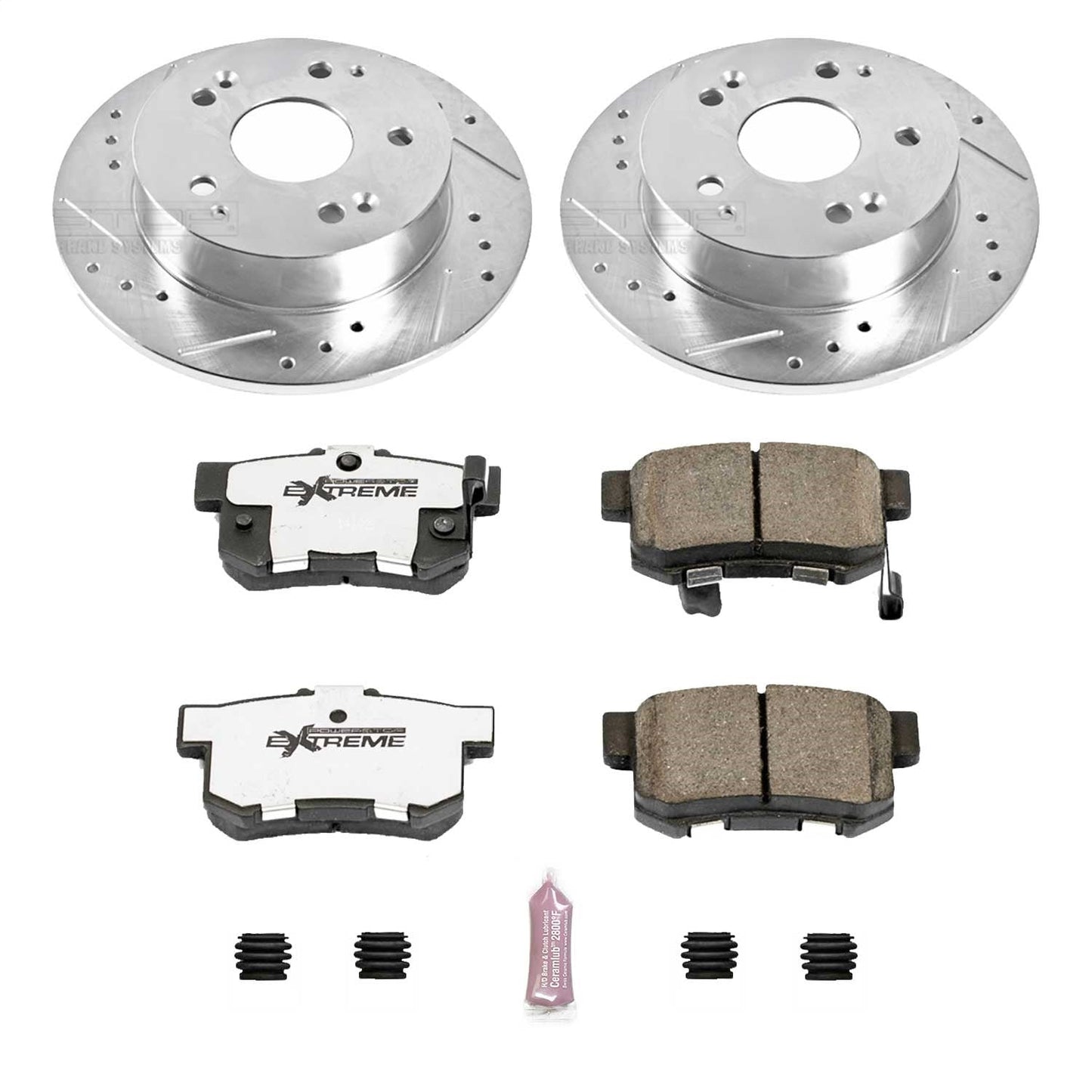 PowerStop Rear Z26 Street Warrior Brake Kit | Acura Integra (97-01) (K2270-26)